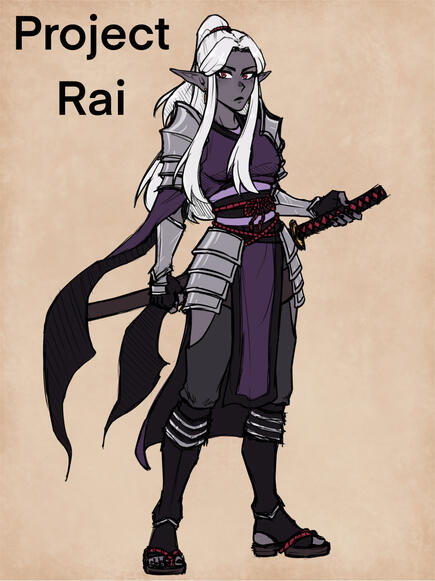 Drow - Fighter (Samurai)