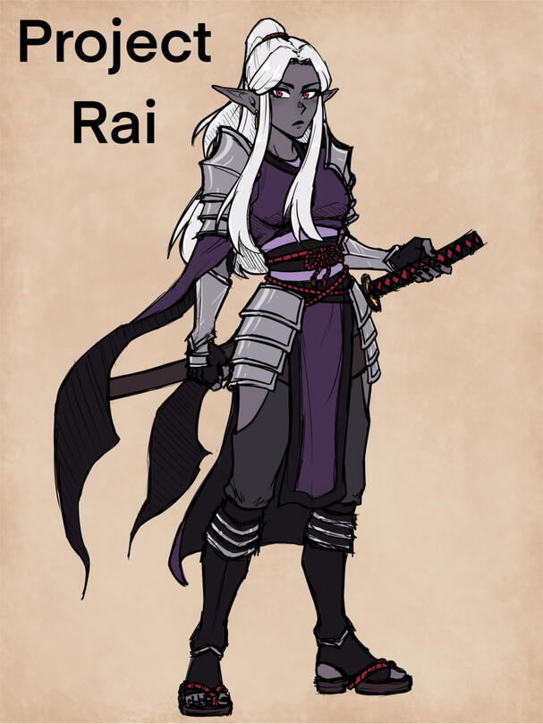 Drow - Fighter (Samurai)